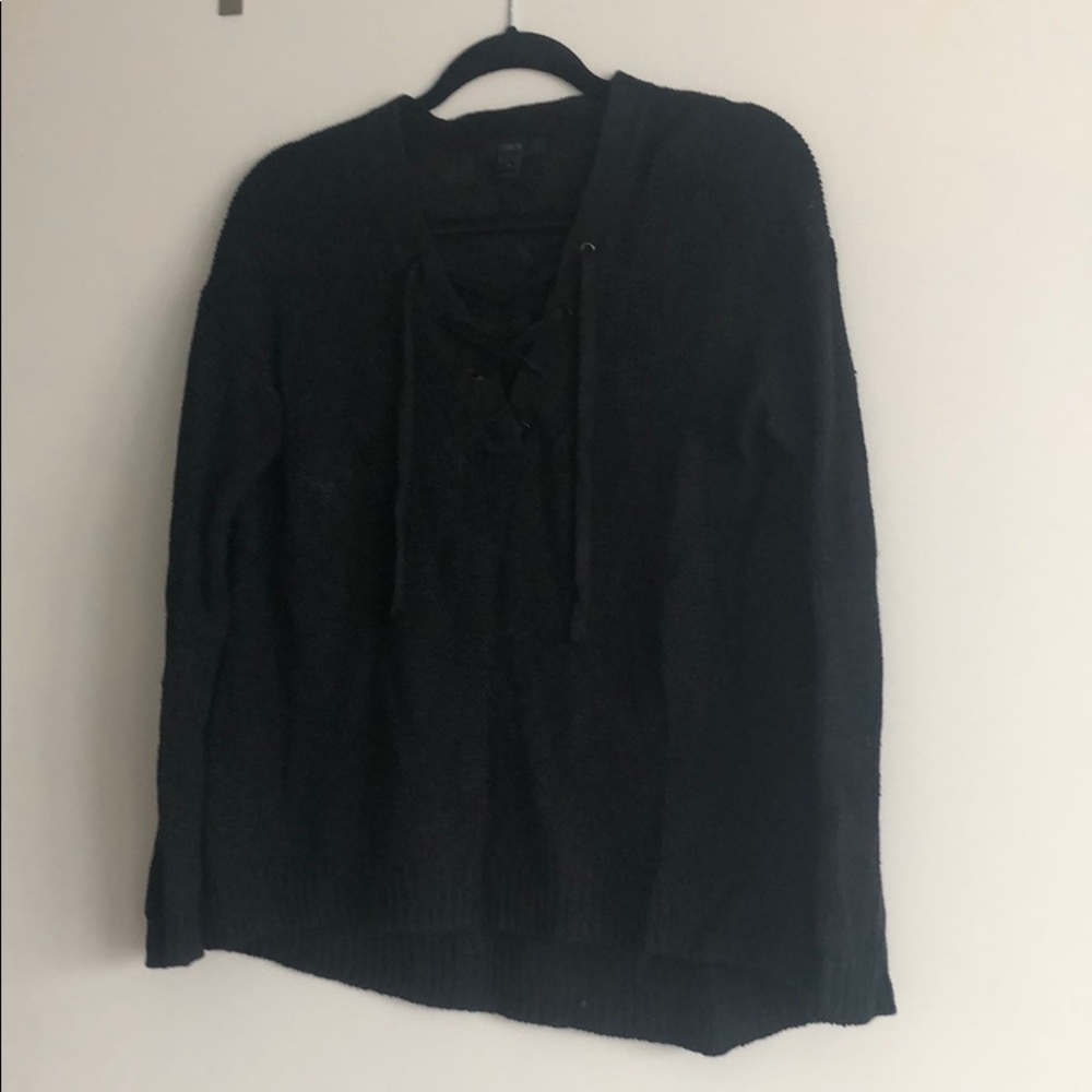JCrew knitted v neck sweater